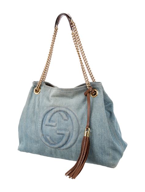 gucci soho bag images|Gucci soho denim bag.